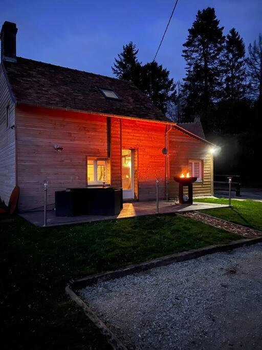 Cottage Cocooning Romantique Avec Jaccuzzi Prive Ancinnes Kültér fotó